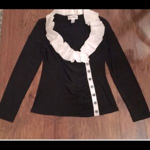 Fancy collar blouse